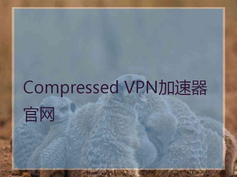 Compressed VPN加速器官网