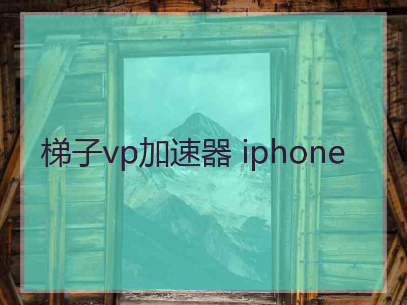 梯子vp加速器 iphone