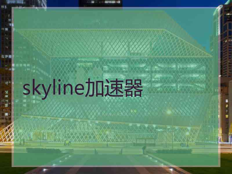 skyline加速器