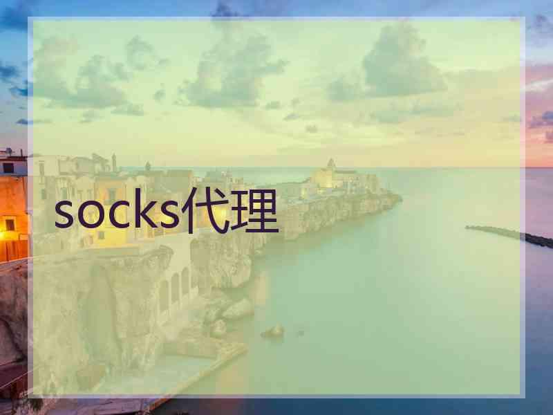 socks代理