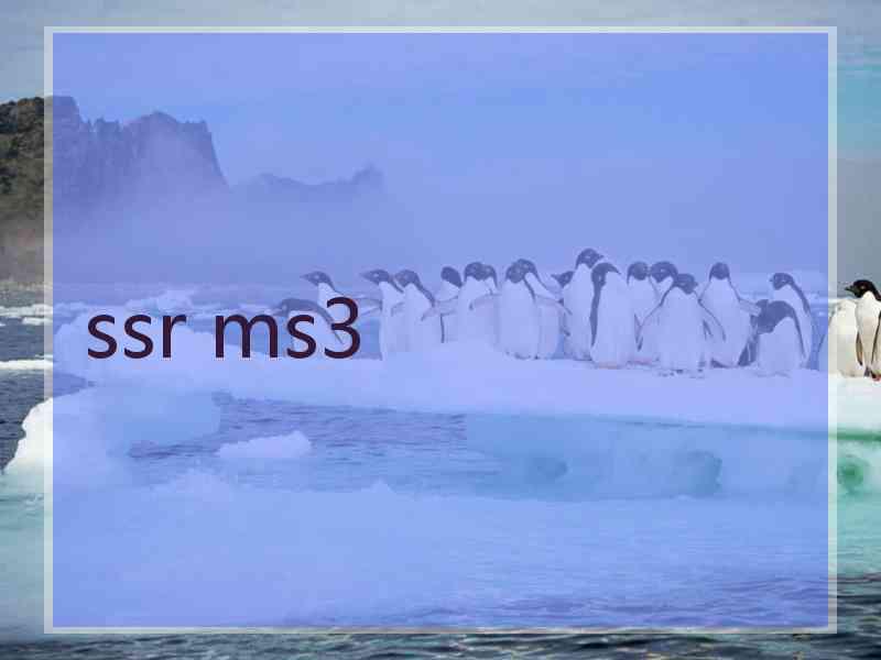 ssr ms3