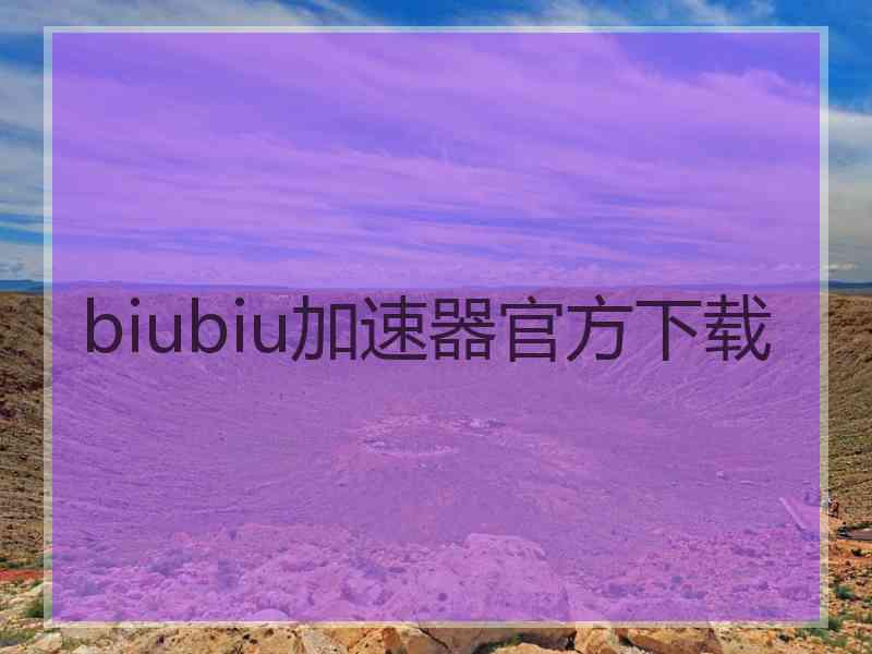 biubiu加速器官方下载