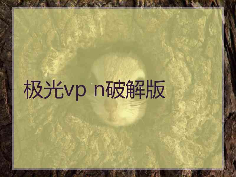 极光vp n破解版