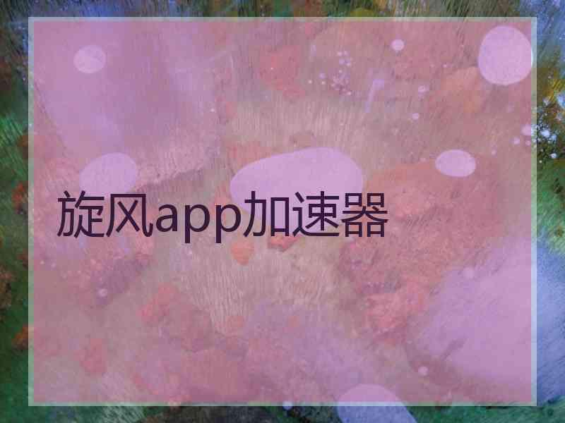 旋风app加速器