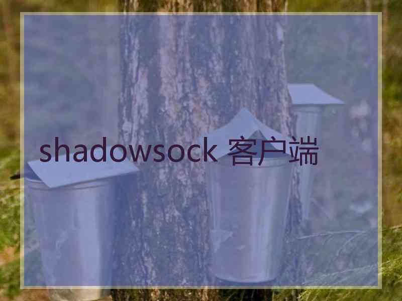 shadowsock 客户端