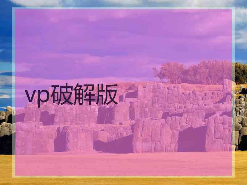 vp破解版