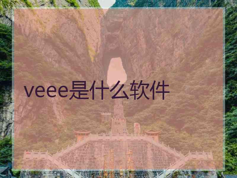 veee是什么软件