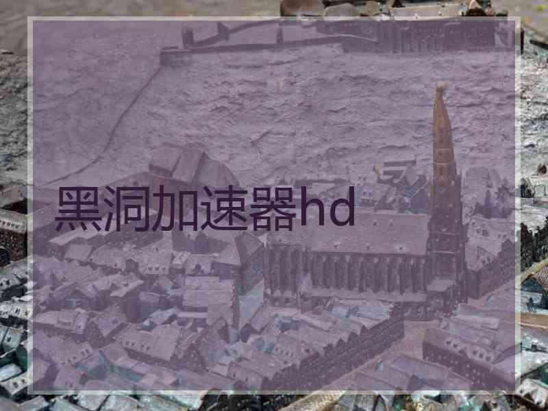 黑洞加速器hd