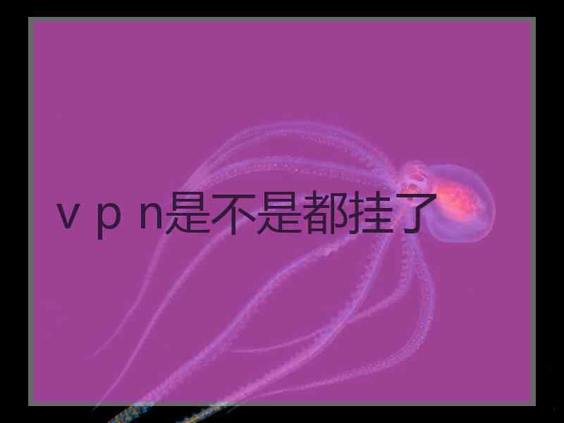 v p n是不是都挂了