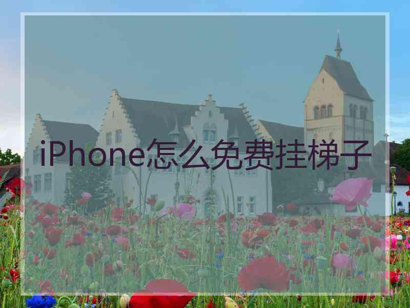 iPhone怎么免费挂梯子