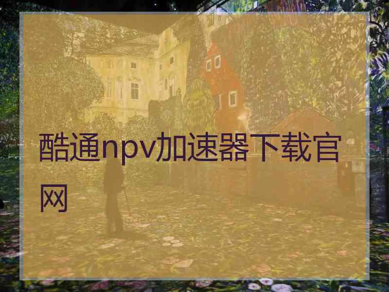 酷通npv加速器下载官网