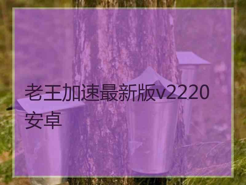 老王加速最新版v2220安卓