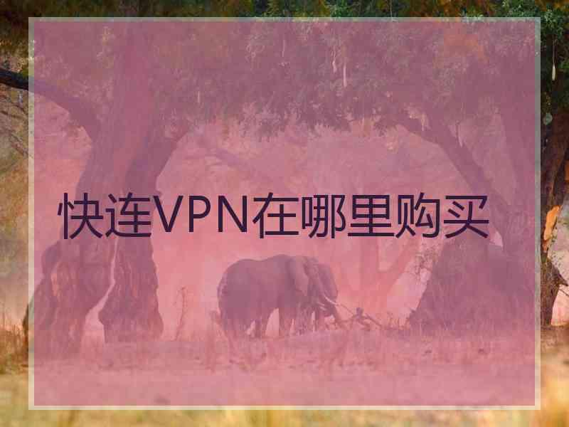 快连VPN在哪里购买