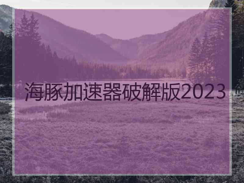 海豚加速器破解版2023