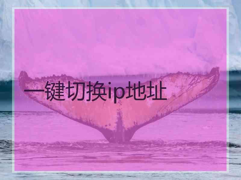 一键切换ip地址