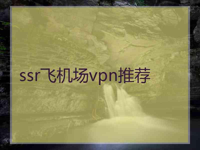 ssr飞机场vpn推荐