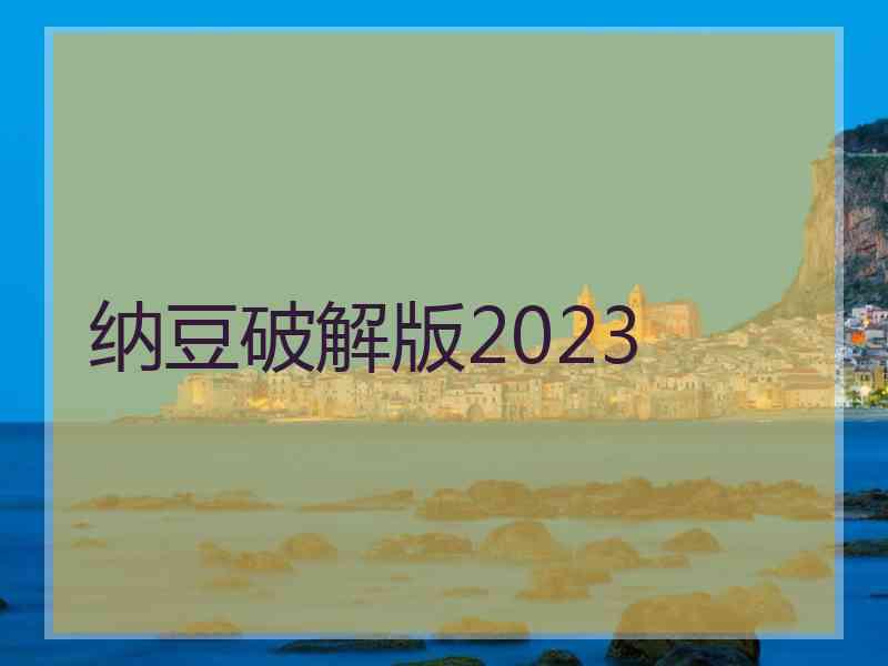 纳豆破解版2023