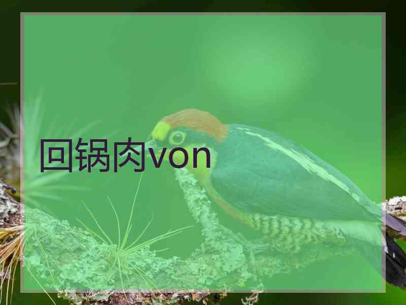 回锅肉von